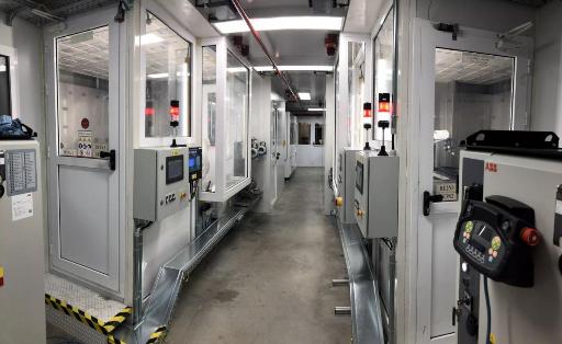 Sala técnica con control ambiental para proceso Flash-Off