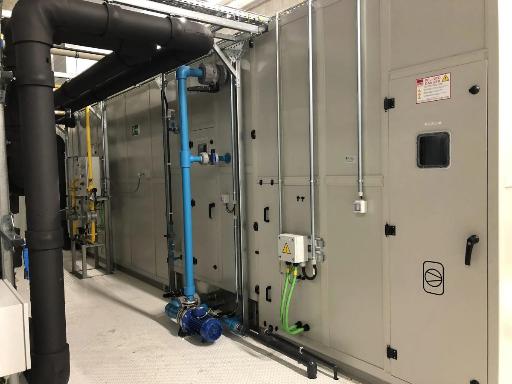 Sistema de tratamiento de aire con control térmico y eficiencia energética