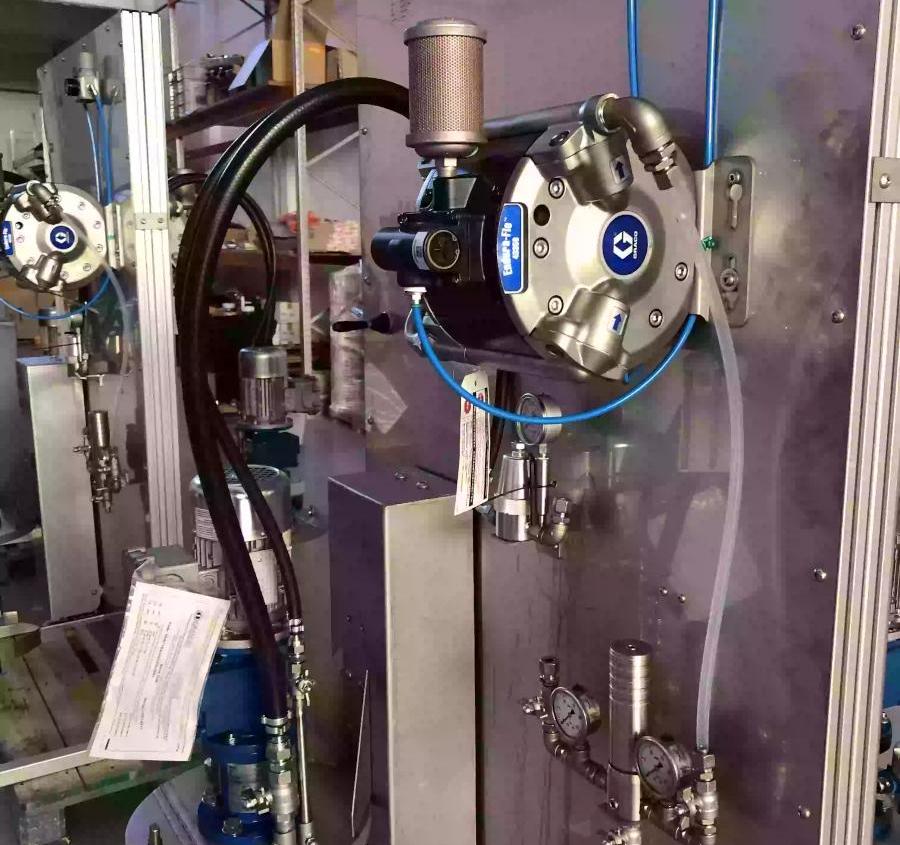 Módulo de bombeo, mezcla y dosificación para aplicación de pintura industrial