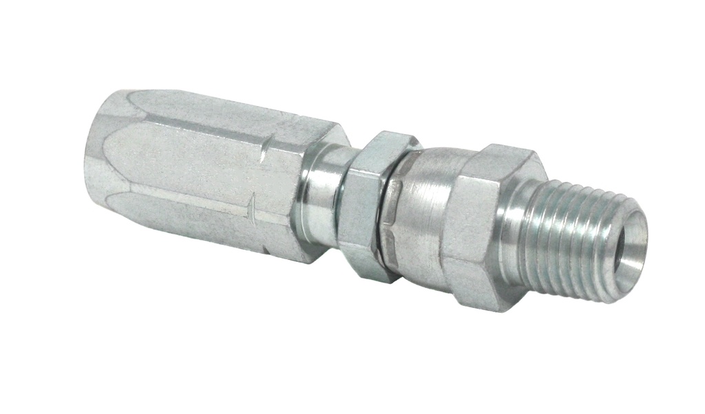 [128564] RACOR, GIRATORIO MANGUERA, 1/4ID 1/4NPT