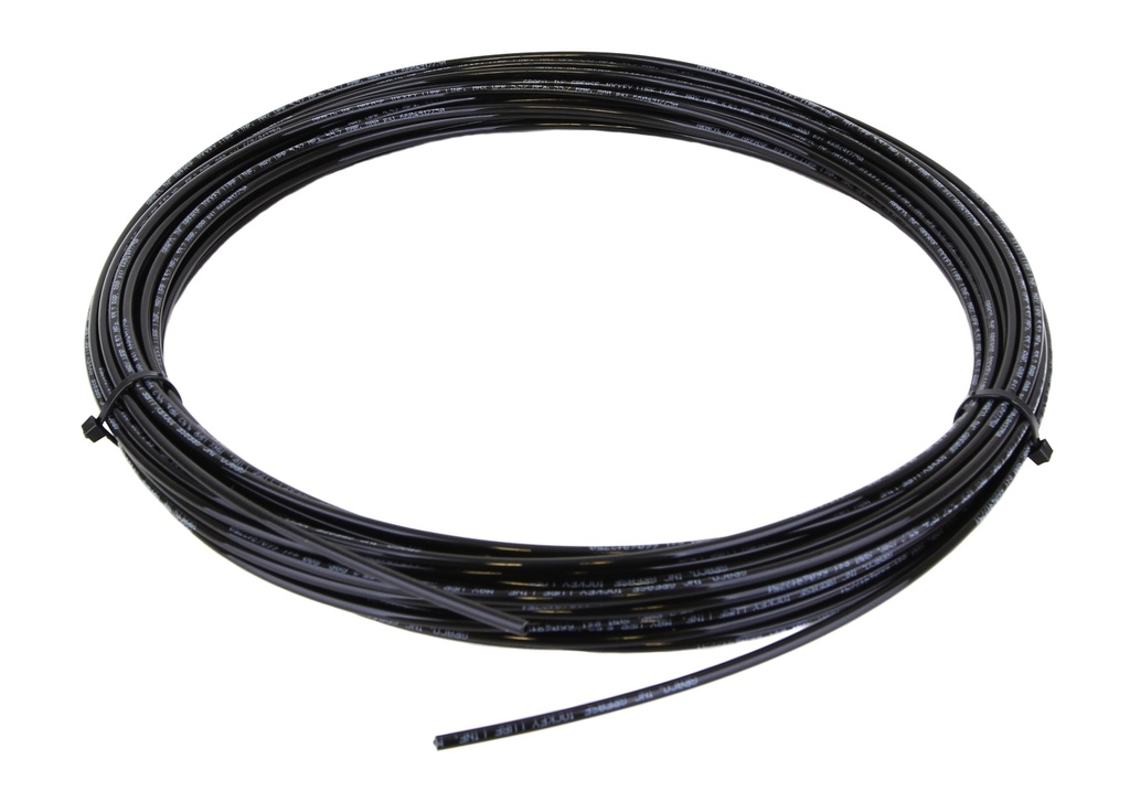 [16A169] TUBO, SGL, UNCHARGED, 3/16, NEGRO, 100 PIES