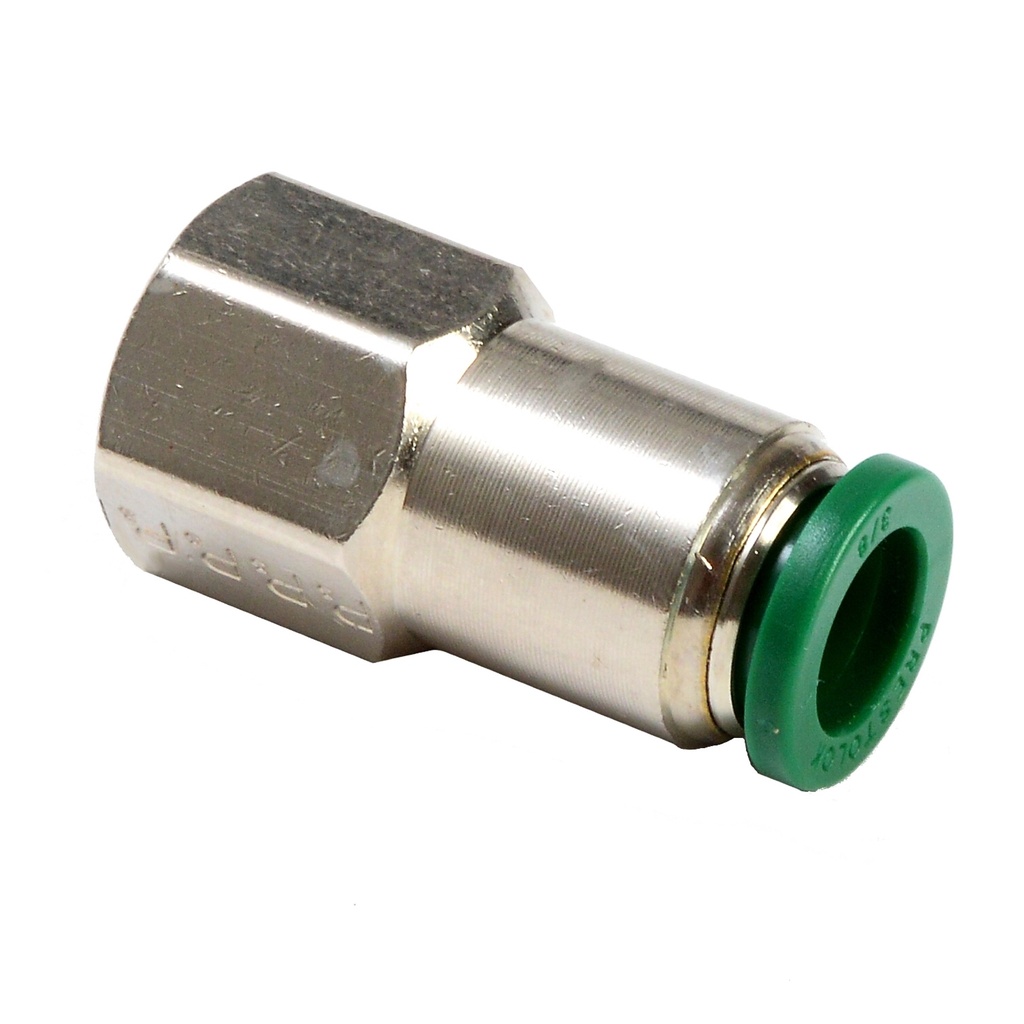 [16F710] CONEXIÓN, 3/8TUBOX1/4NPT, F, LATÓN