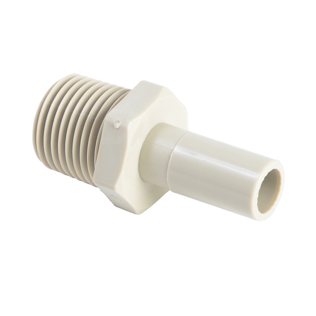 [16U480] RACOR, 1/2STEM X 1/2NPTM, PLÁSTICO