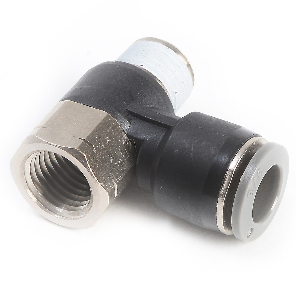 [16U481] RACOR, TE, 1/4NPTM, 3/8T, 1/4NPT-F