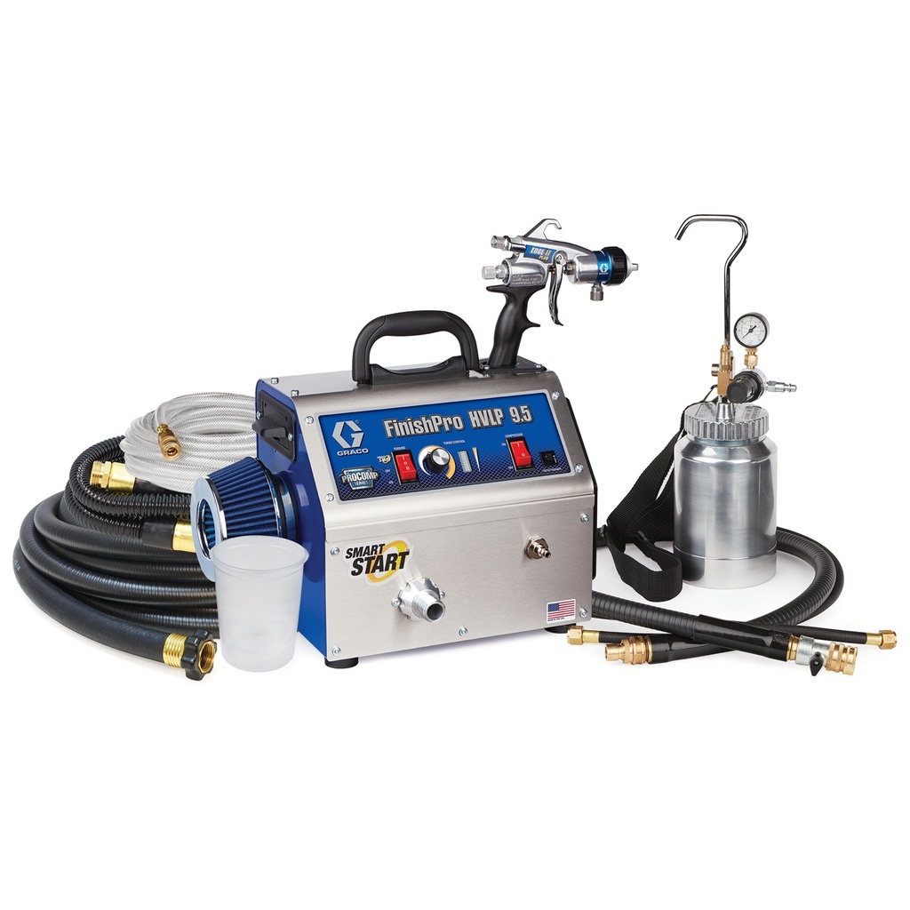 [17P533] FINISHPRO ALTO VOLUMEN BAJA PRESIÓN (HVLP) PULVERIZADOR, 9.5, PRO COMPRESIÓN, EMEA, CE