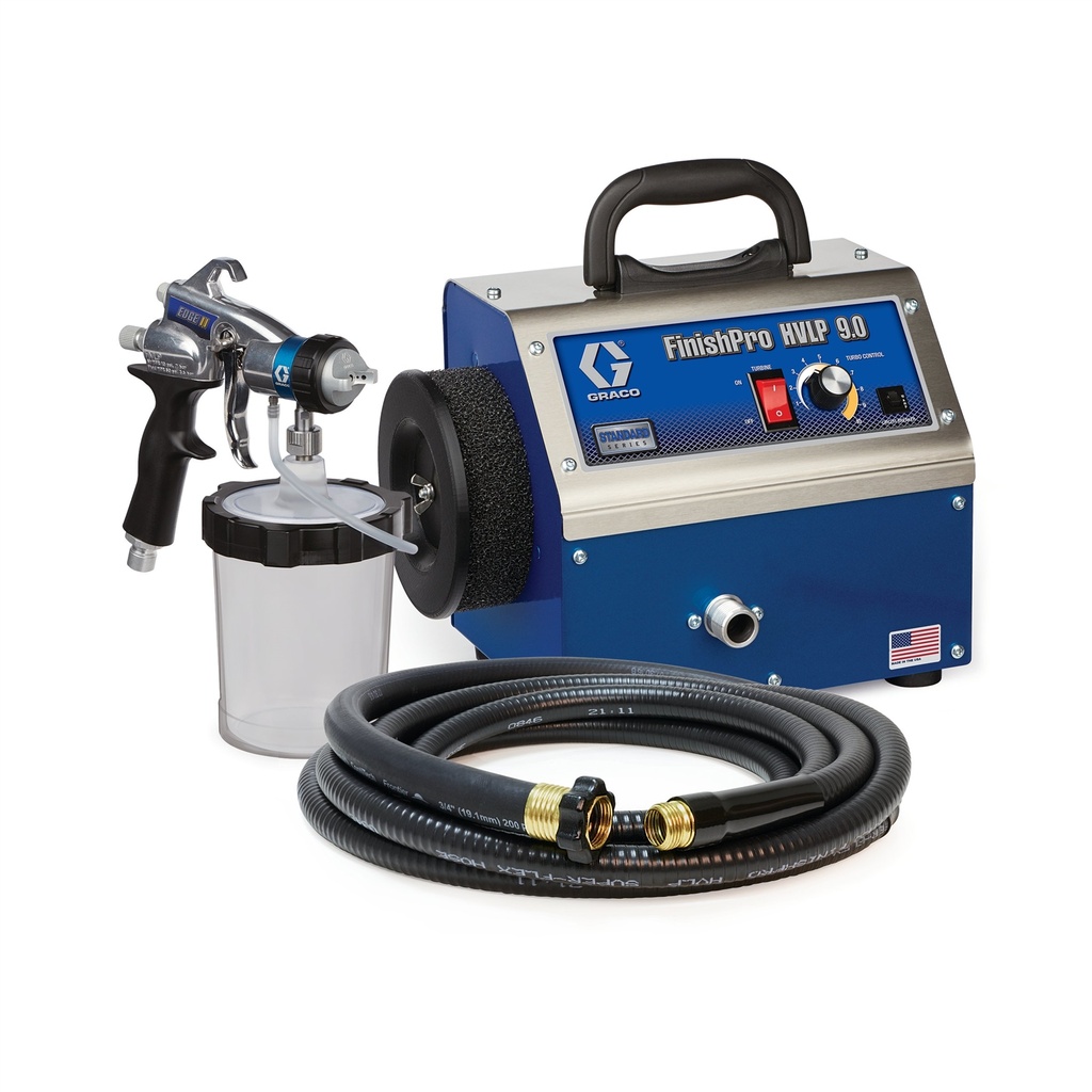 [17P535] FINISHPRO ALTO VOLUMEN BAJA PRESIÓN (HVLP) PULVERIZADOR, 9.0, ESTÁNDAR, EMEA, MULTI