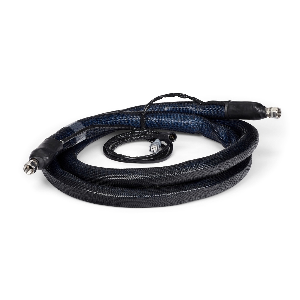 [19M407] TÉRMICO-O-CAUDAL MANGUERA, CALEFACTADO, 20-PIES, #10, 3000 PSI