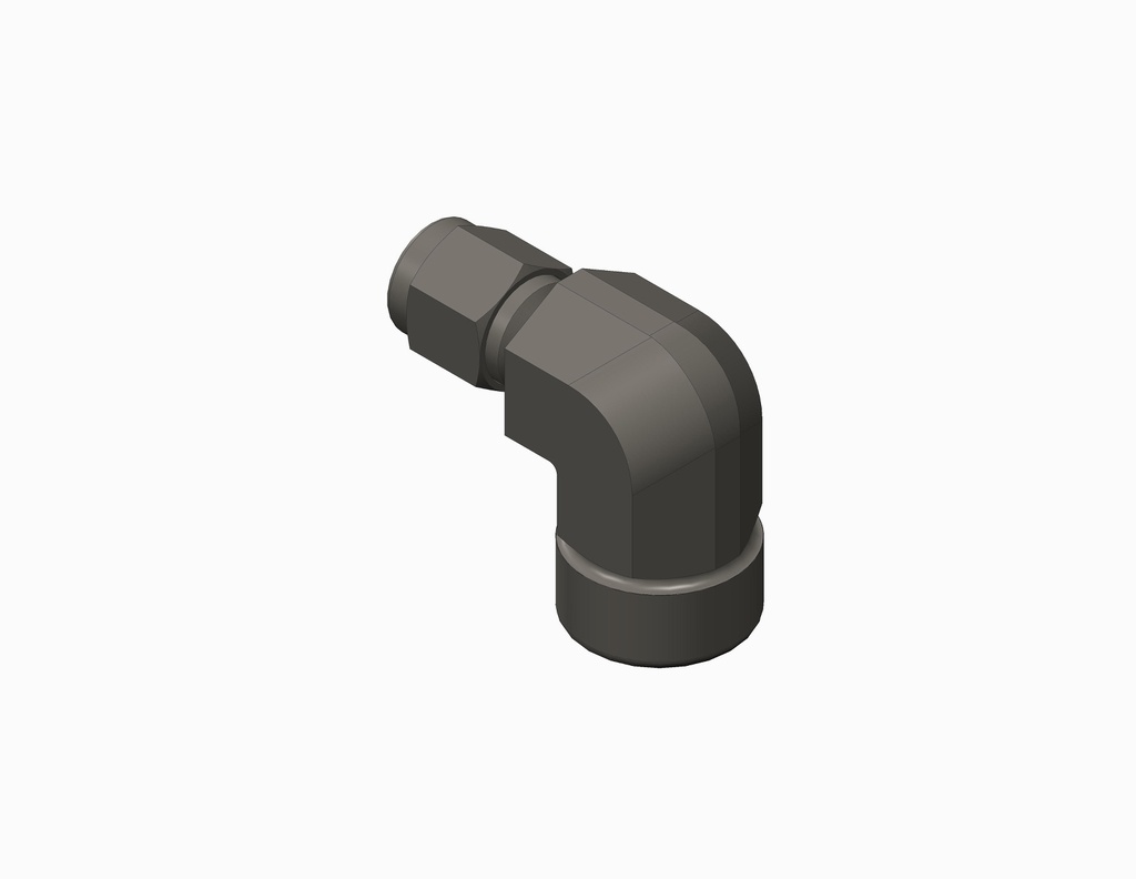 [21194-00] RACOR, CODO, 1/4NPTF X 1/4TUBO ACERO INOXIDABLE