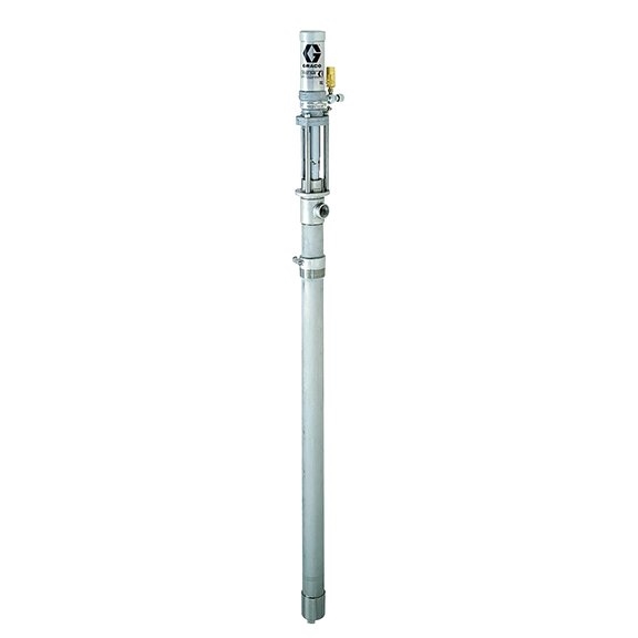 [226946] Bomba de bidón de acero al carbono/acero inoxidable con transferencia de pistón de accionamiento neumático Fast-Flo de relación 1:1 con empaquetadura de T