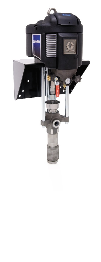 [247983] Paquete de bomba de aceite 12:1 NXT™ Dura-Flo® con DataTrak, motor neumático NXT3400, montaje en pared