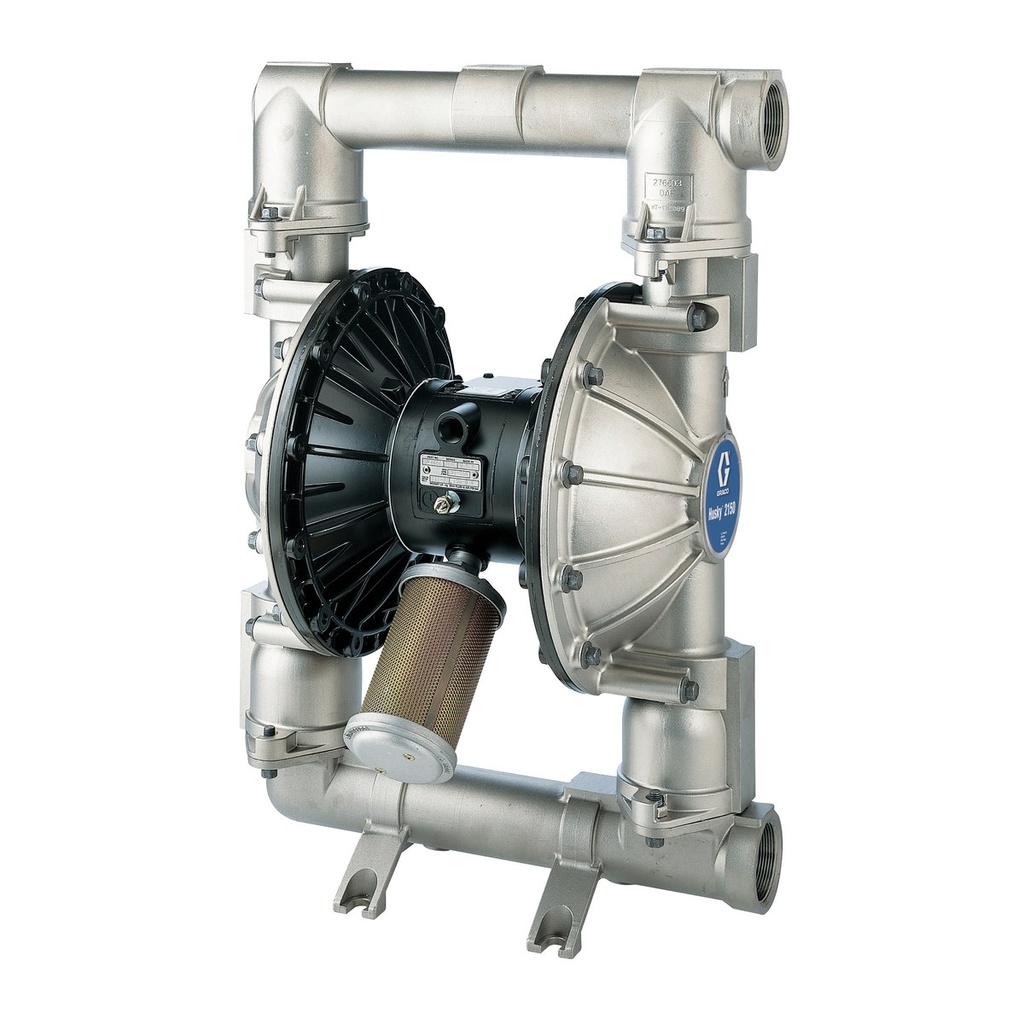 Bomba de diafragma Husky 2150 S, 2" NPT, carcasa de aluminio, asientos de acero inoxidable, balines de PTFE y diafragma de PO