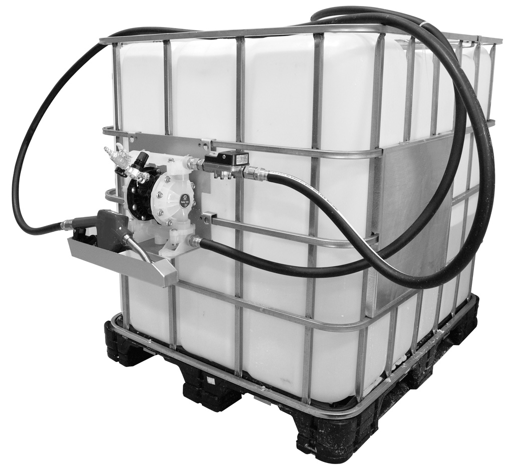 [24F531] DEF SISTEMA, BOMBA NEUMÁTICA DE DIAFRAGMA DOBLE (AODD), PARED, PANTALLA/DISPENSADOR, W/MOTOR