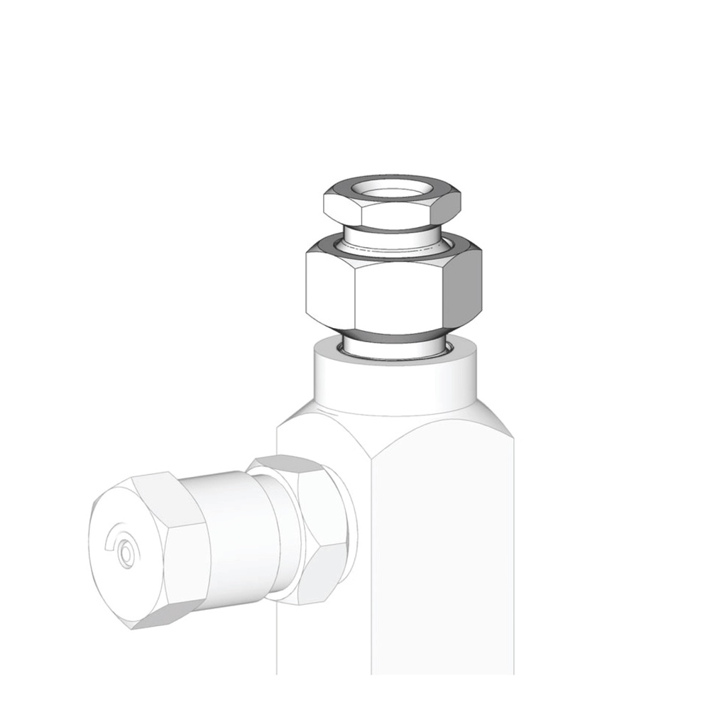[24F943] KIT, GL-32 SALIDA RACOR, ACERO INOXIDABLE