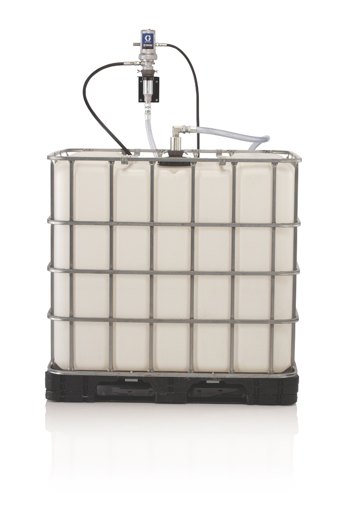 [24H845] KIT, 5:1 PARED SOPORTE CONTENEDOR IBC-ROSCA NPT