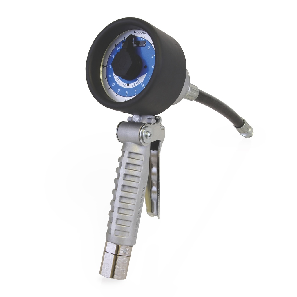 [24V034] MEDIDOR, MANUAL, 4/16 QRT, FLEXIBLE, ROSCA NPT