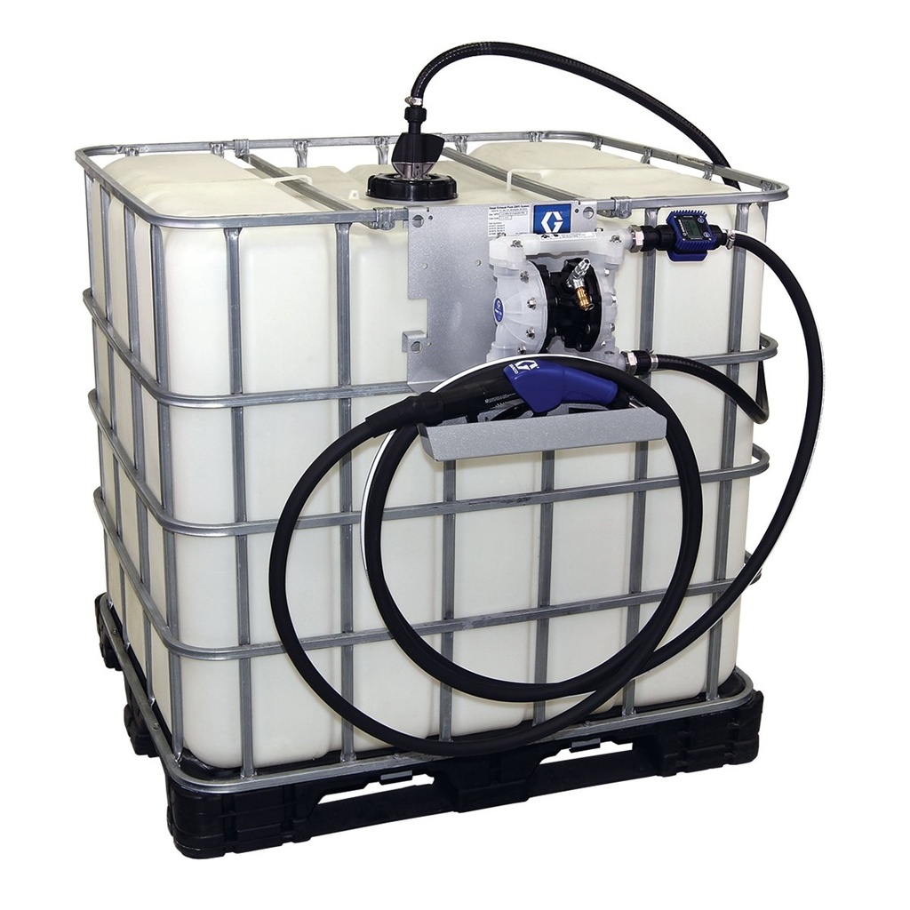 [24V677] SD AZUL DEF SISTEMA, BOMBA NEUMÁTICA DE DIAFRAGMA DOBLE (AODD), PARED, PANTALLA/DISPENSADOR, W/MOTOR