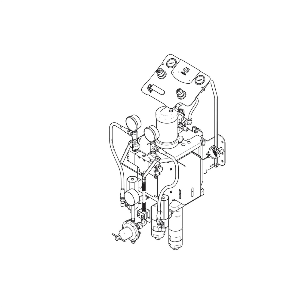 [24V902] MERKUR M2K PULVERIZADOR, ALUMINIO, 4:1, PARED