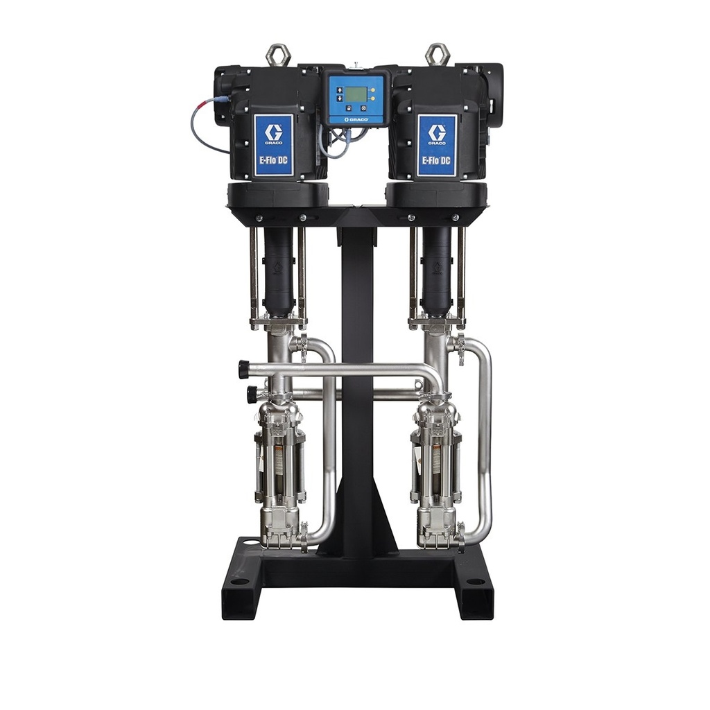 [EC4941] Bomba de circulación eléctrica de 4 bolas E-Flo DC, 2000 cc, 2x2 CV, avanzado, ATEX/FM/IECEx, sellada, eje/cilindro Ultralife, Tri-Clamp, soporte
