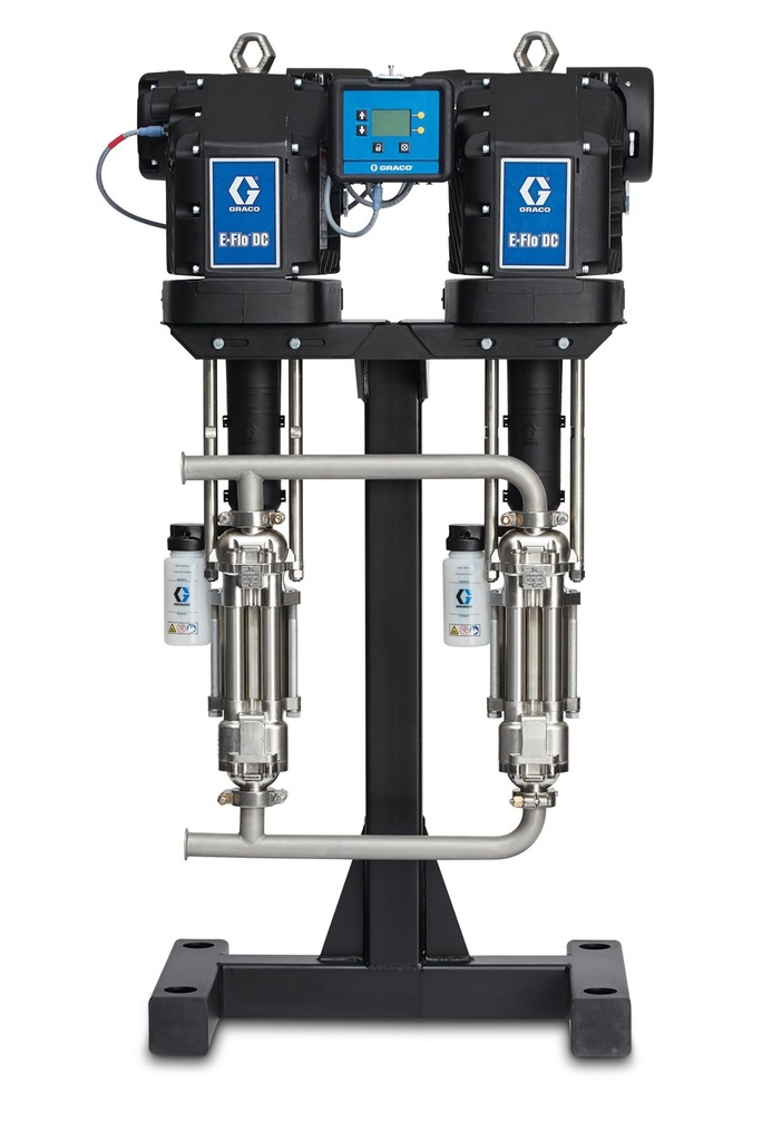[EC6961] Bomba de circulación eléctrica de 4 bolas E-Flo DC, 4000 cc, 2x2 CV, avanzado, ATEX/FM/IECEx, vaso lubricante abierto, eje/cilindro Ultralife, Tri-Clamp, soporte