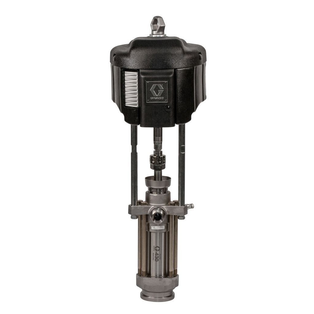 [P12LSS] 12:1 - Bomba Dura-Flo de 580 cc con motor neumático NXT 3400, construcción de acero inoxidable para uso intensivo