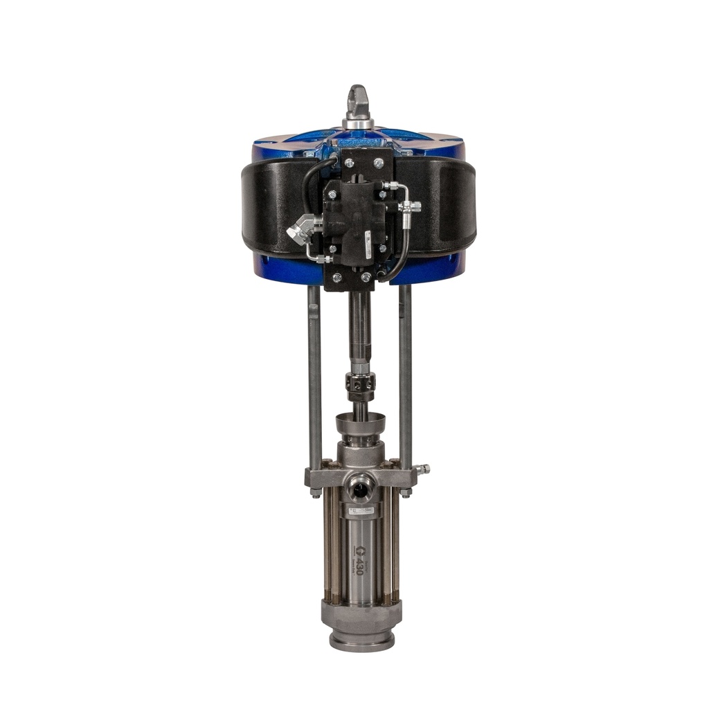 [P35LSM] 35:1 - Bomba Dura-Flo de 580 cc con motor neumático XL 10000, construcción MaxLife de acero inoxidable