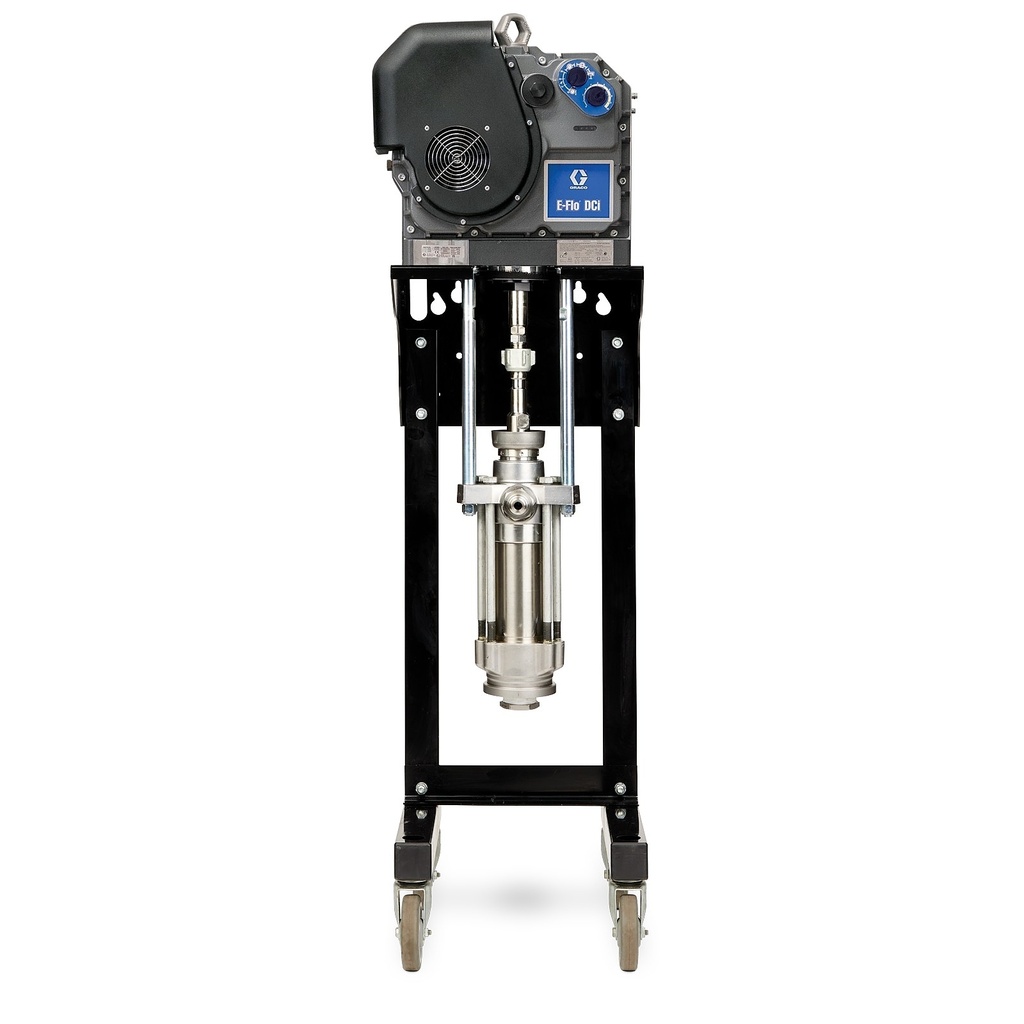 [Y25BE0] Bomba eléctrica de 2 bolas E-Flo DCi, 25:1, 290 cc, 3 HP, construcción de acero inoxidable, controles básicos, sin soporte