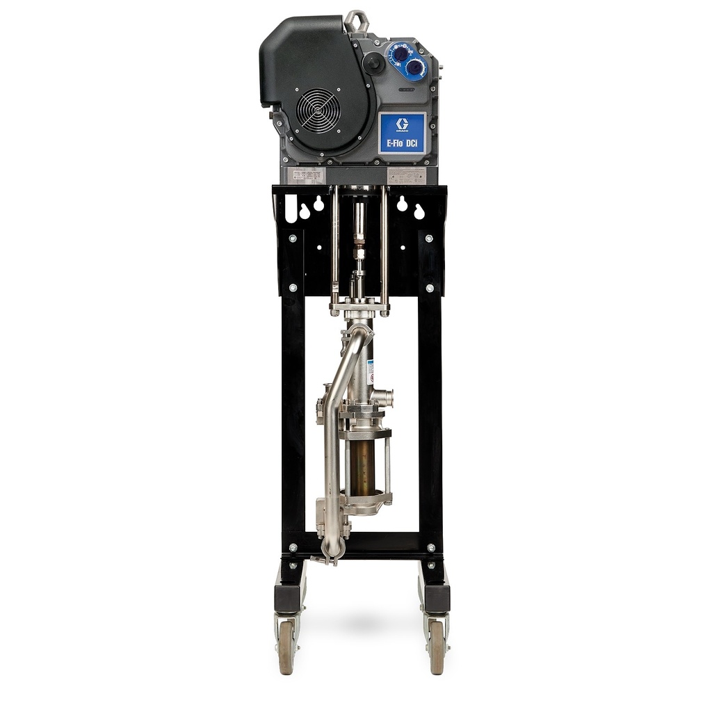 [YB3540] Bomba eléctrica E-Flo DCi de 4 bolas, 2000 cc, 3 HP, base Ultralife de acero inoxidable, Tri-Clamp, controles básicos, sin soporte