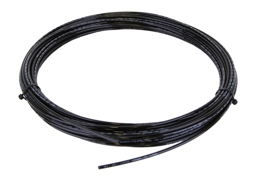 [16A169] TUBO, SGL, UNCHARGED, 3/16, NEGRO, 100 PIES