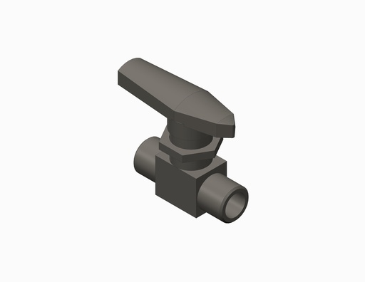 [21228-00] VÁLVULA, BOLAS, 2 VÍAS, 1/8NPT, AMARILLO ACERO INOXIDABLE