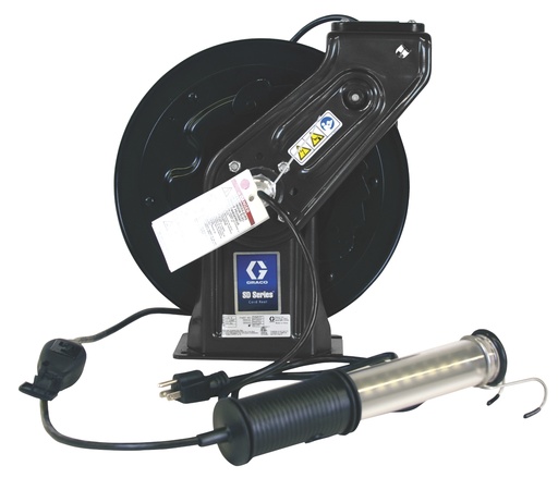 [24Y872] SD SERIE 5 CARRETE, LUZ, NEGRO, LED, W/TAP