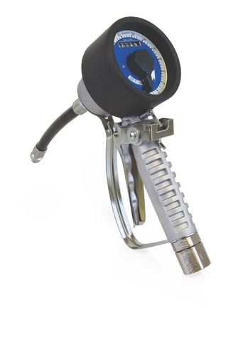 [24Z129] MEDIDOR, PREAJUSTE, 60 GALONES, FLEXIBLE, ROSCA NPT